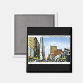 Main Street, Houston, Texas Magneet (Voorkant / Achterkant)