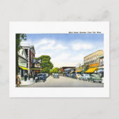 Main Street, Hyannis, Cape Cod, Massachusetts Briefkaart (Voorkant)