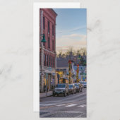 Main Street in Mystic, Connecticut  Kaart (Voorkant / Achterkant)