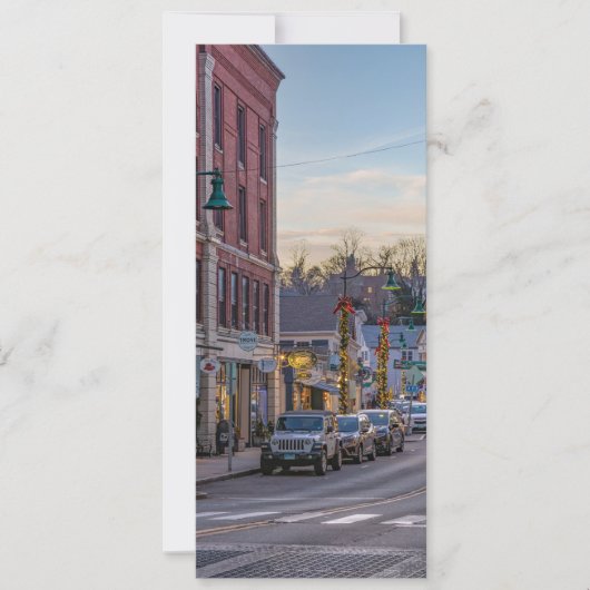 Main Street in Mystic, Connecticut  Kaart (Voorkant)