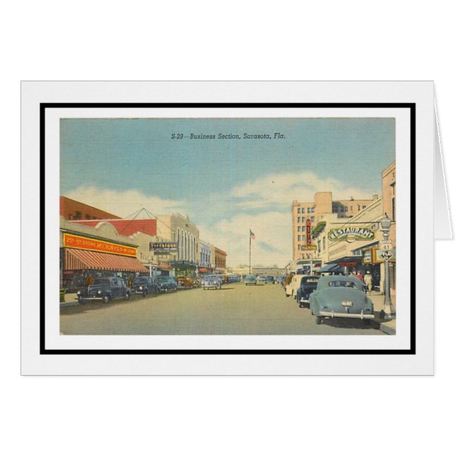 Main Street in Sarasota, Florida (Voorkant Horizontaal)