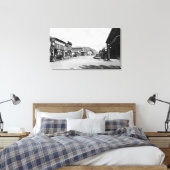 Main Street in Seward, Alaska Foto Canvas Afdruk (Insitu (Slaapkamer))