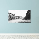 Main Street in Seward, Alaska Foto Canvas Afdruk (Insitu (Houten vloer))