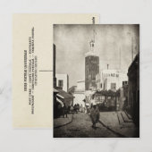 Main street in Tangier, Marokko, 1898 Briefkaart (Voorkant / Achterkant)