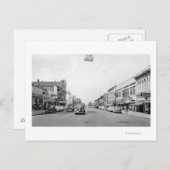 Main Street in Walla Walla, WA-foto Briefkaart (Voorkant / Achterkant)