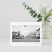 Main Street in Walla Walla, WA-foto Briefkaart (Staand voorkant)