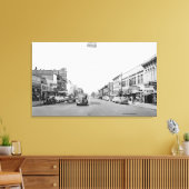 Main Street in Walla Walla, WA-foto Canvas Afdruk (Insitu (Woonkamer))