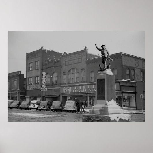 Main Street, januari 1939 Poster (Voorkant)