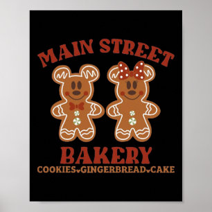 Main Street Kery Koekjes Gengiste Cake Kerstmis Poster