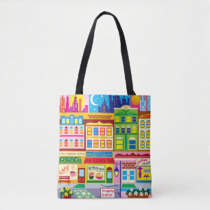 Main Street Kleuren Tote Bag