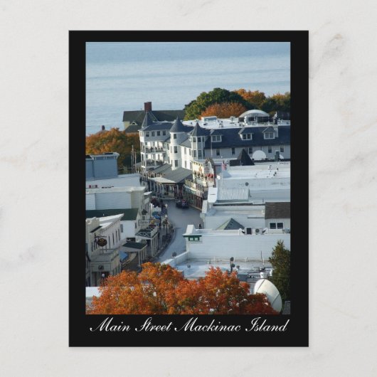 Main Street Mackinac Island - Briefkaart (Voorkant)