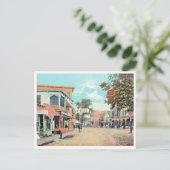 Main Street, Manasquan NJ,  Style 1910 Briefkaart (Staand voorkant)