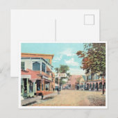 Main Street, Manasquan NJ,  Style 1910 Briefkaart (Voorkant / Achterkant)
