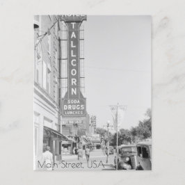 Main Street, Marshalltown, Iowa Briefkaart
