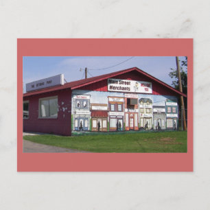 Main Street Merchants Mural Briefkaart