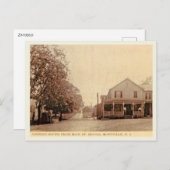 Main Street, Montville NJ c1910  Style Briefkaart (Voorkant / Achterkant)