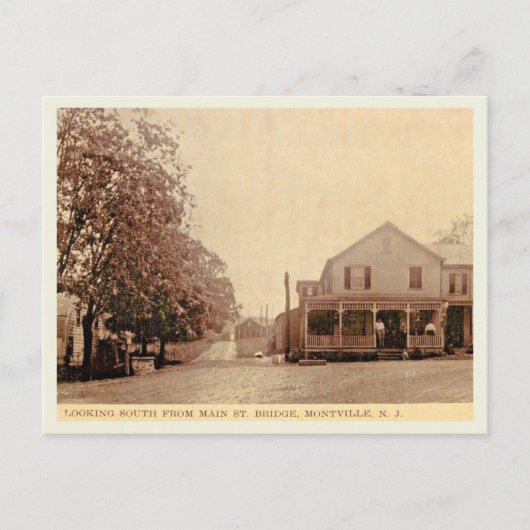 Main Street, Montville NJ c1910  Style Briefkaart (Voorkant)