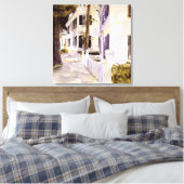 Main Street, Nantucket, beroemd schilderij Canvas Afdruk (Insitu (Slaapkamer))