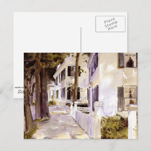 Main Street, Nantucket Briefkaart (Voorkant / Achterkant)