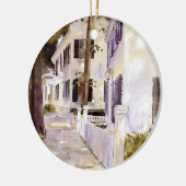 Main Street, Nantucket Keramisch Ornament (Links)