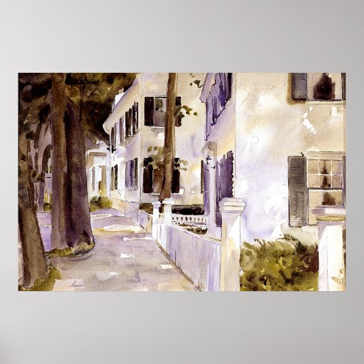 Main Street, Nantucket, mooie kunst, Poster (Voorkant)