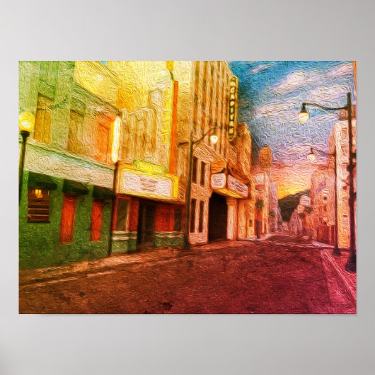 Main Street Poster (Voorkant)