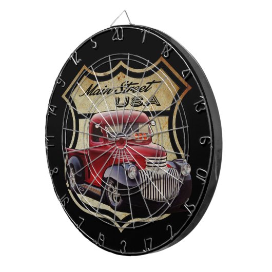 Main Street Rod Dartbord (Voorkant Rechts)