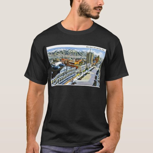 Main Street, Salt Lake City, Utah T-shirt (Voorkant)