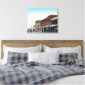 Main Street SceneWoodland, CA Canvas Afdruk (Insitu (Slaapkamer))