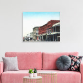 Main Street SceneWoodland, CA Canvas Afdruk (Insitu (Woonkamer))