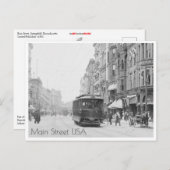 Main Street, Springfield Briefkaart (Voorkant / Achterkant)