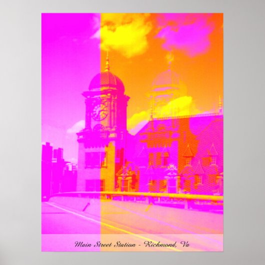 Main Street Station - Richmond, Va Poster (Voorkant)
