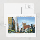 Main Street, Theater District, Houston, Texas Briefkaart (Voorkant / Achterkant)