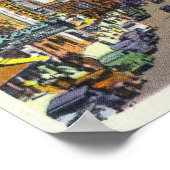 Main Street Uitzicht of State Street & Old State Poster (Hoek)