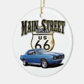 Main Street USA Camaro Keramisch Ornament (Links)