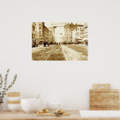 Main Street van Clinton Ave Poster (Keuken)