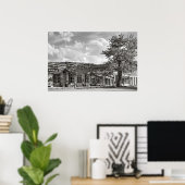 Main Street - Virginia City Montana Ghost Town Poster (Thuiskantoor)