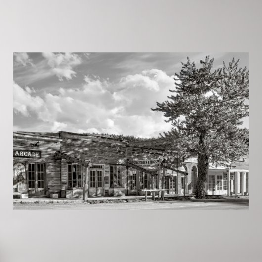 Main Street - Virginia City Montana Ghost Town Poster (Voorkant)