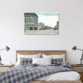 Main Street Watch WestLewiston, MT Canvas Afdruk (Insitu (Slaapkamer))