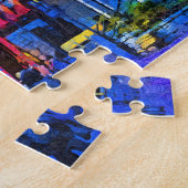 Main Street Whistler Jigzaag Puzzle Legpuzzel (Zijkant)