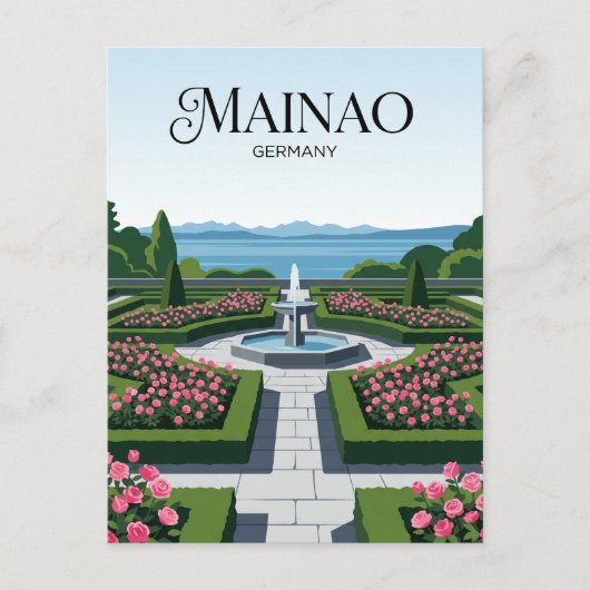 Mainau-eiland Duitsland Briefkaart (Voorkant)