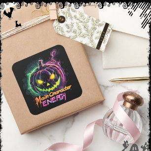 MainCharacterEnergy ExDesigner Halloween Vierkante Sticker