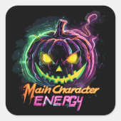 MainCharacterEnergy | ExDesigner | Halloween Vierkante Sticker (Voorkant)