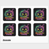 MainCharacterEnergy | ExDesigner | Halloween Vierkante Sticker (Vel)