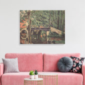 Maincy-brug - Paul Cezanne - c1880 Canvas Afdruk (Insitu (Woonkamer))