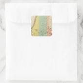Maine 10 vierkante sticker (Tas)