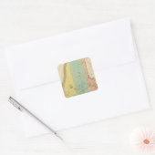 Maine 10 vierkante sticker (Envelop)
