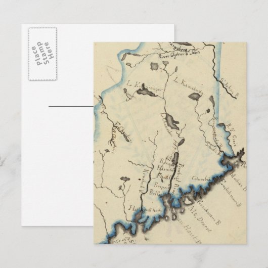 Maine 11 briefkaart (Voorkant / Achterkant)