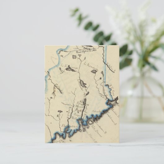 Maine 11 briefkaart (Staand voorkant)