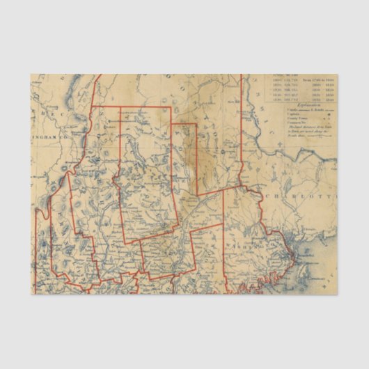 Maine 18 tissuepapier (Voorkant)